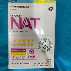 Sealed Prüvit Caffeine Free NAT Raspberry Lemonade